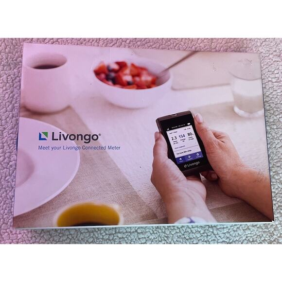 Livongo Connected Meter Kit With Test Strips Glucose Solution Booklet Open Box - Picture 1 of 4
